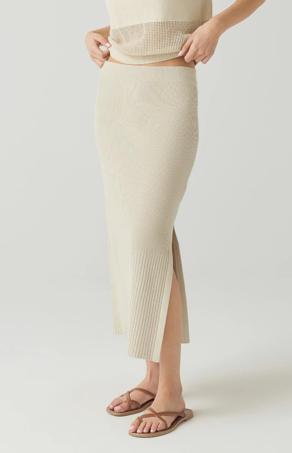 Ida Midi Skirt | Pumice | Alp N Rock