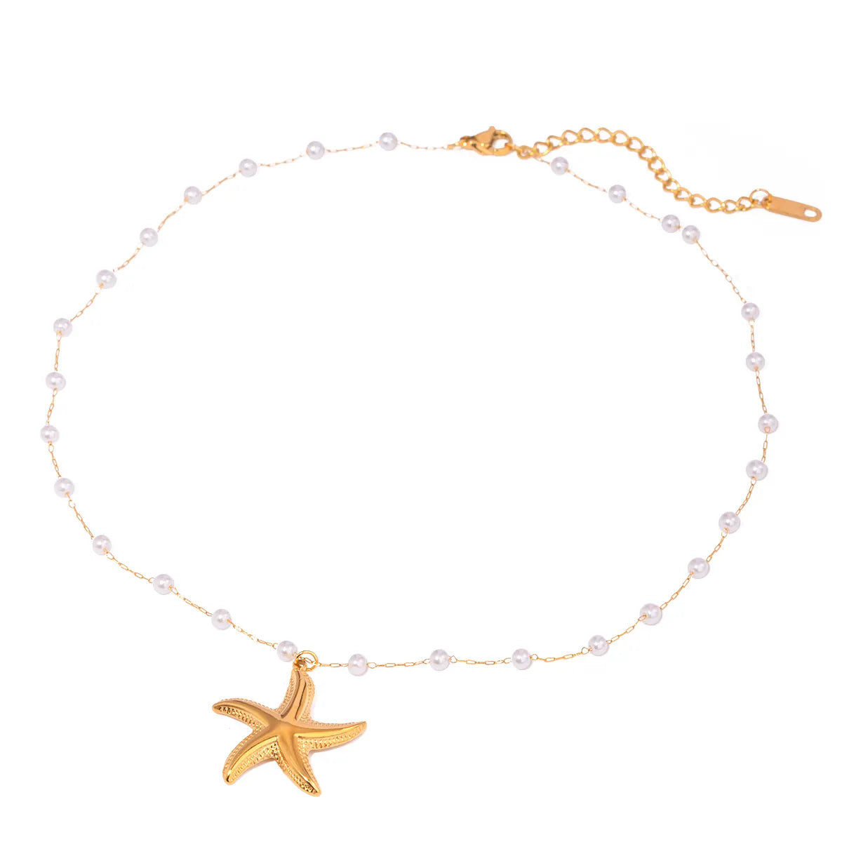 Del Mar Starfish Pearl Necklace | Liv Bella Vita