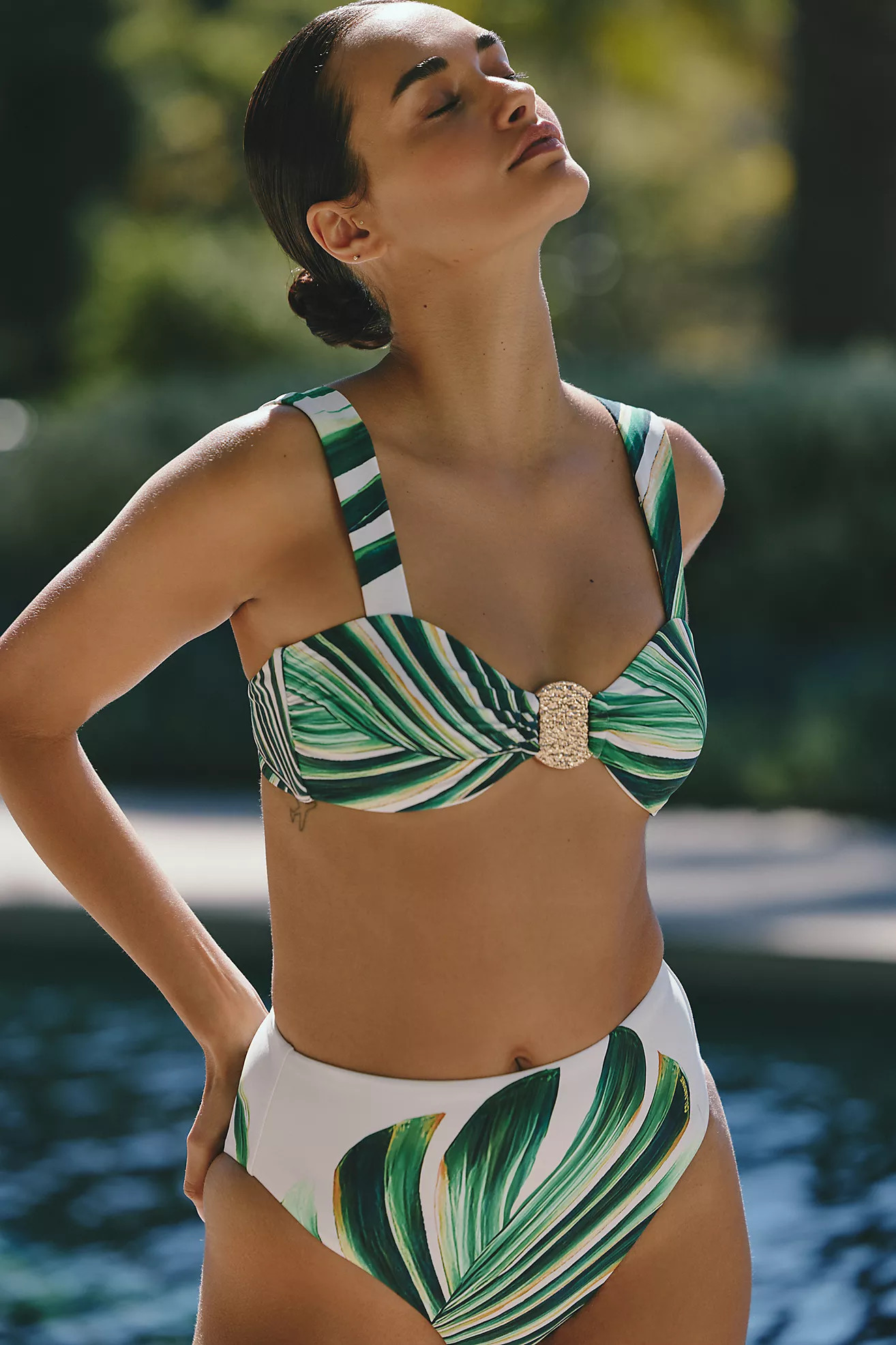 Celandine Isabella Shirred Bikini Top | Anthropologie (US)