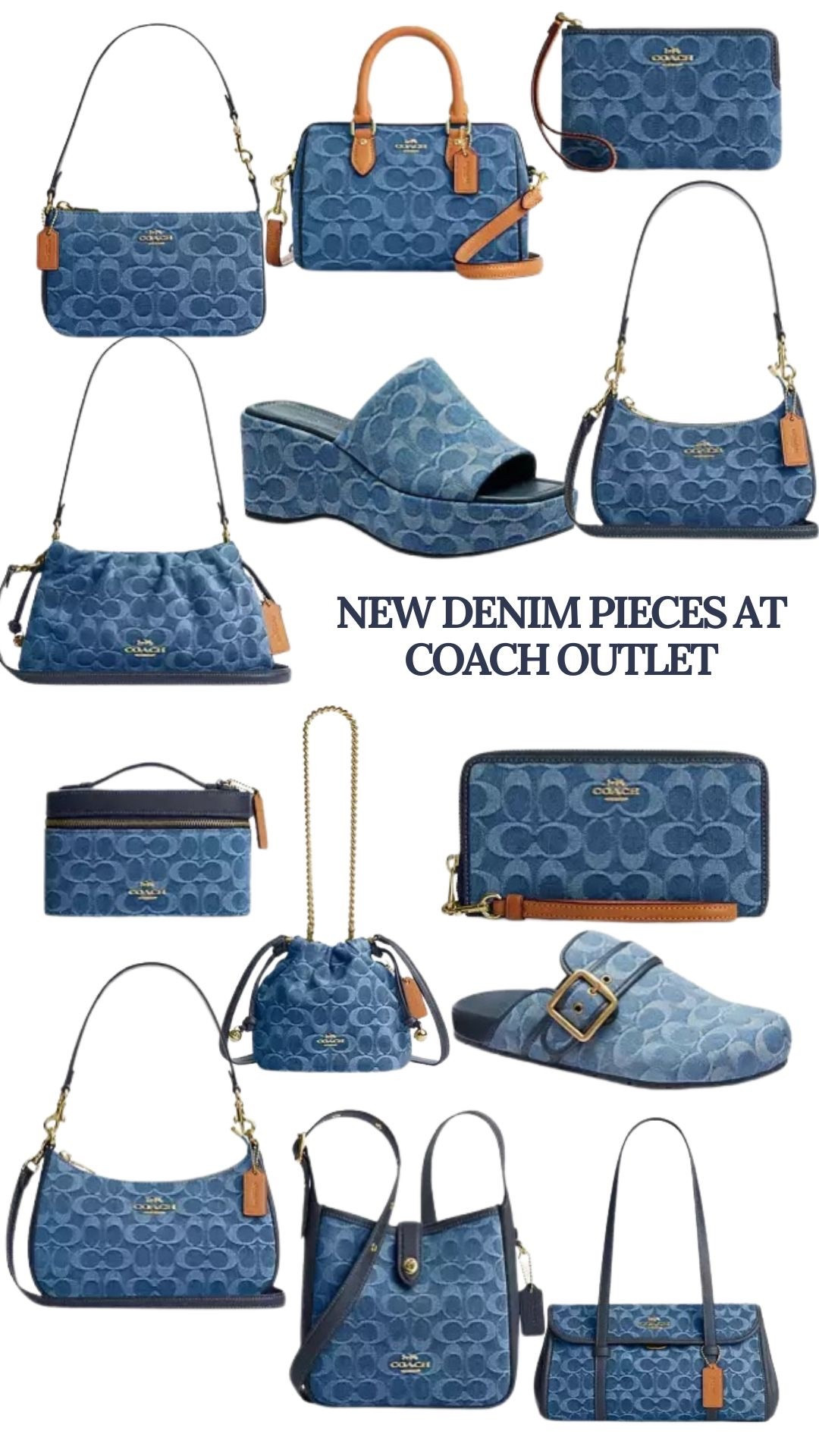 New denim pieces from COACH 

spring purse/denim purse/Coach Outlet

#LTKValentine #LTKBeauty #LTKSaleAlert