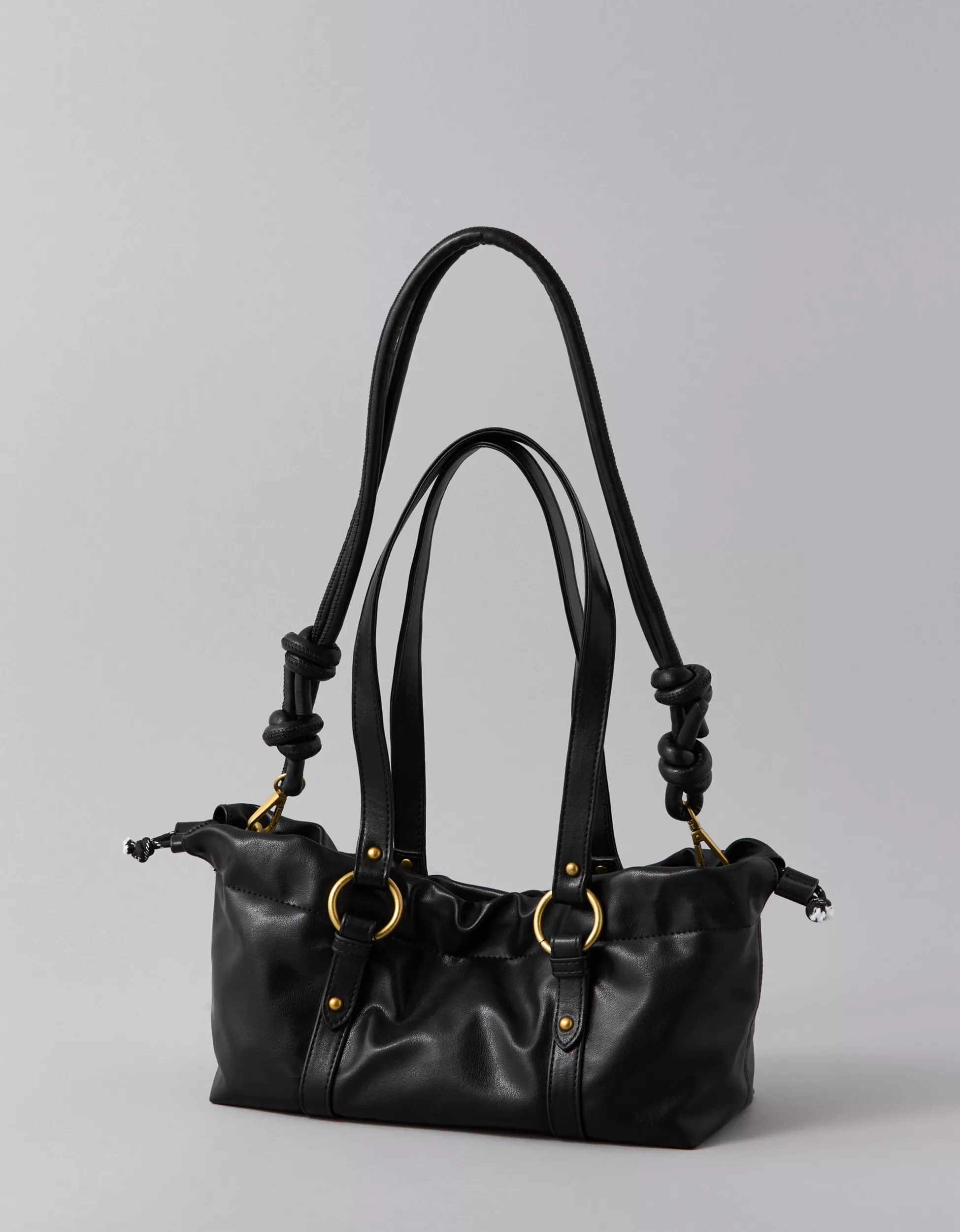 AE Vegan Leather Drawcord Hot Dog Bag | American Eagle Outfitters (US & CA)