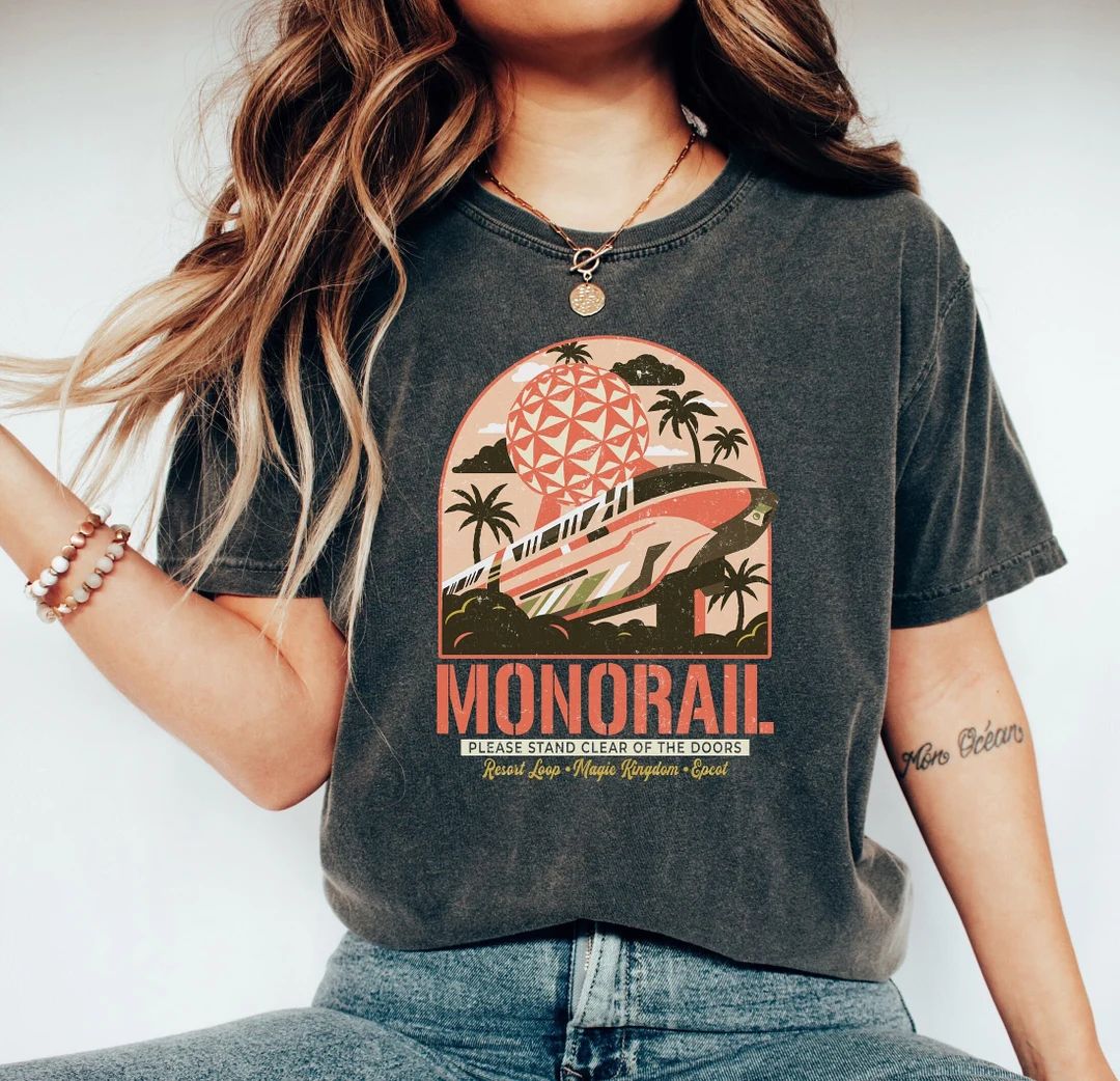 Disney Monorail Ride Shirt, Disney Traveler, Monorail Fun Shirt, Disney Theme Parks, My Favorite ... | Etsy (US)