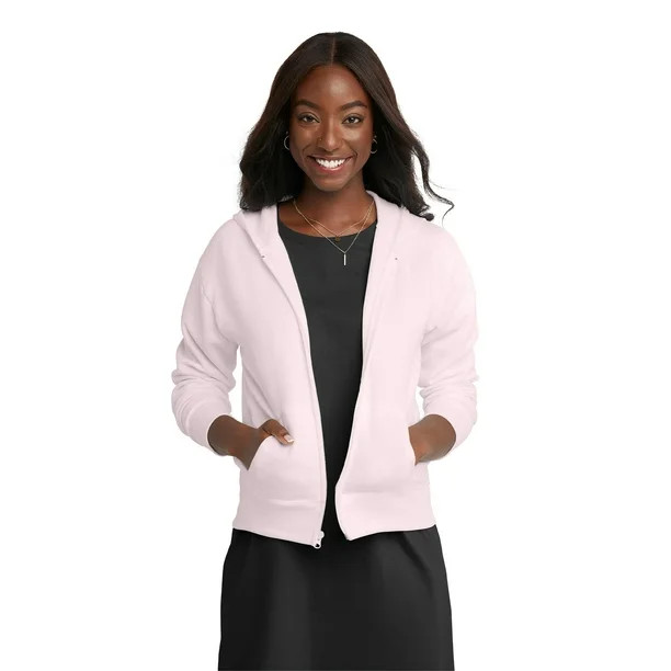 Hanes Women's Fleece Zip Hoodie | Walmart (US)