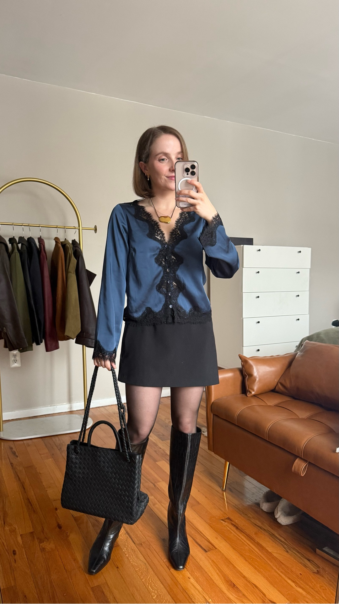 Classy workwear or going out look!
Black tailored skort small
Lace trimmed blouse xs on sale!
Knee high leather boots size 7


#LTKPetite #LTKWorkwear #LTKSaleAlert