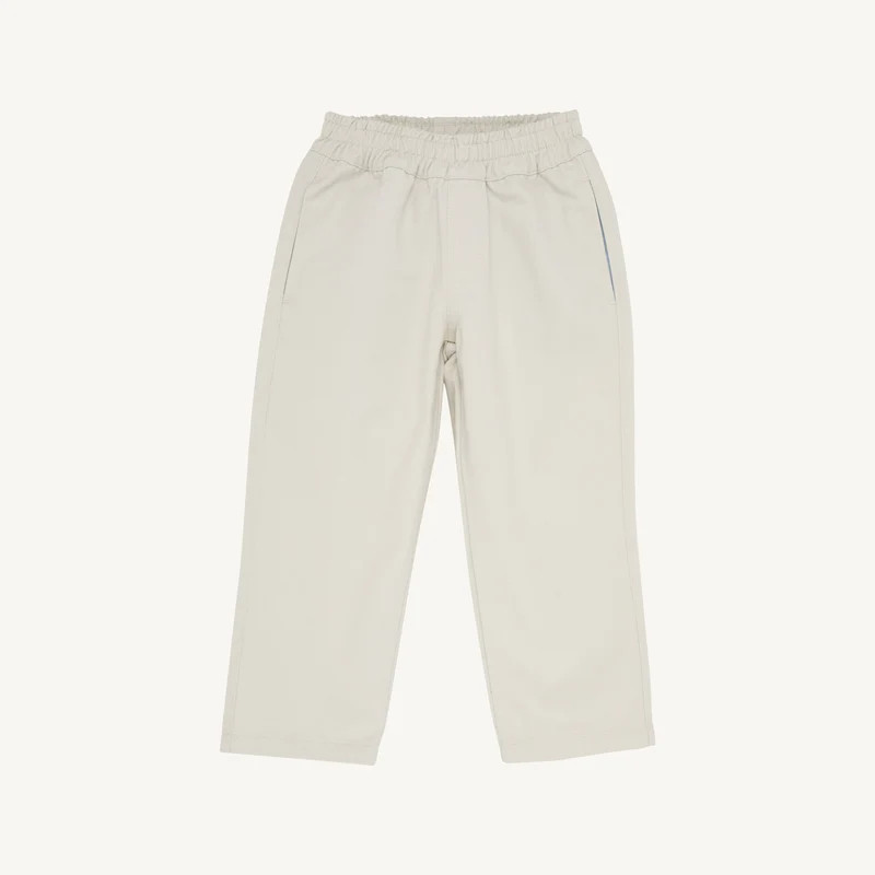 Sheffield Pants - Saratoga Stone with Saratoga Stone Stork | The Beaufort Bonnet Company