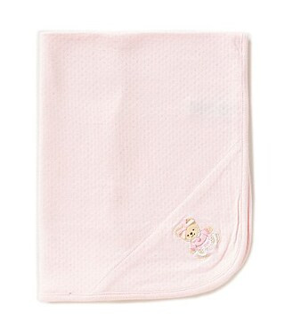 Little Me Sweet Bear Blanket - Barely Pink | Dillard's