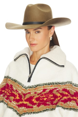 Janessa Leone Nash Fedora Hat in Camel from Revolve.com | Revolve Clothing (Global)