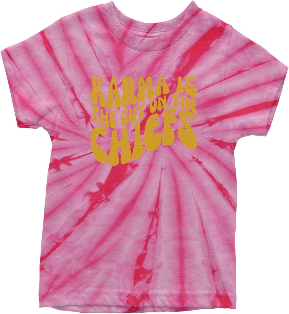 Expression Tees Karma is The Guy On The Chiefs Boyfriend Youth T-Shirt | Amazon (US)