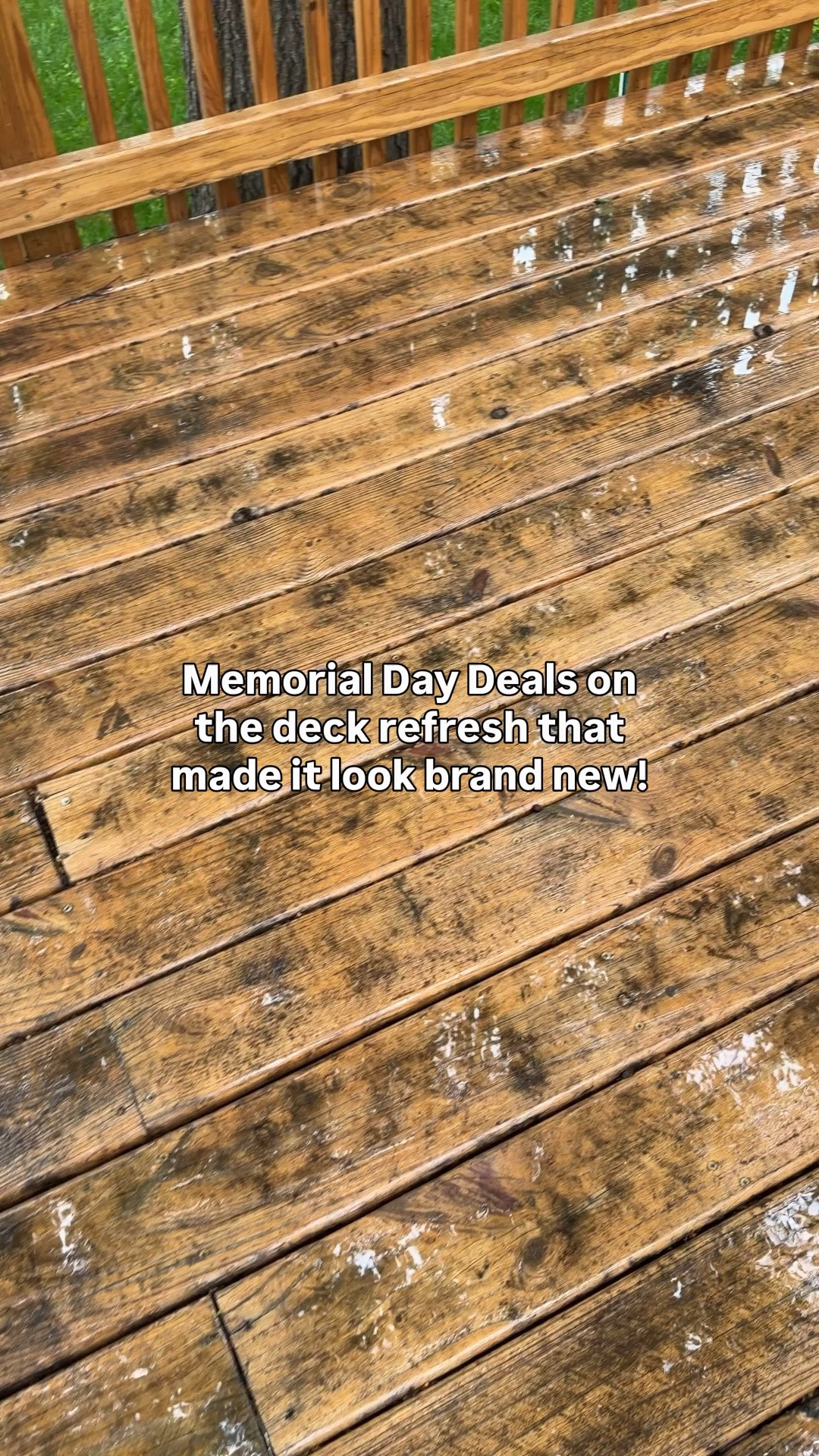 Giving our wood deck its annual refresh and taking full advantage of the Memorial Day sales while we’re at it 👏 Linking the power washer, deck cleaner, stain prep tools, and outdoor essentials we used to clean off the winter grime and get it ready for spring and summer.




deck cleaning, wood deck cleaning, power washer, pressure washer, deck cleaner, deck cleaning solution, deck restoration, wood deck refresh, outdoor home improvement, memorial day sales, lowes outdoor sale, deck prep for staining, backyard makeover ideas, outdoor tools and equipment

#LTKHome #LTKSaleAlert #LTKSeasonal