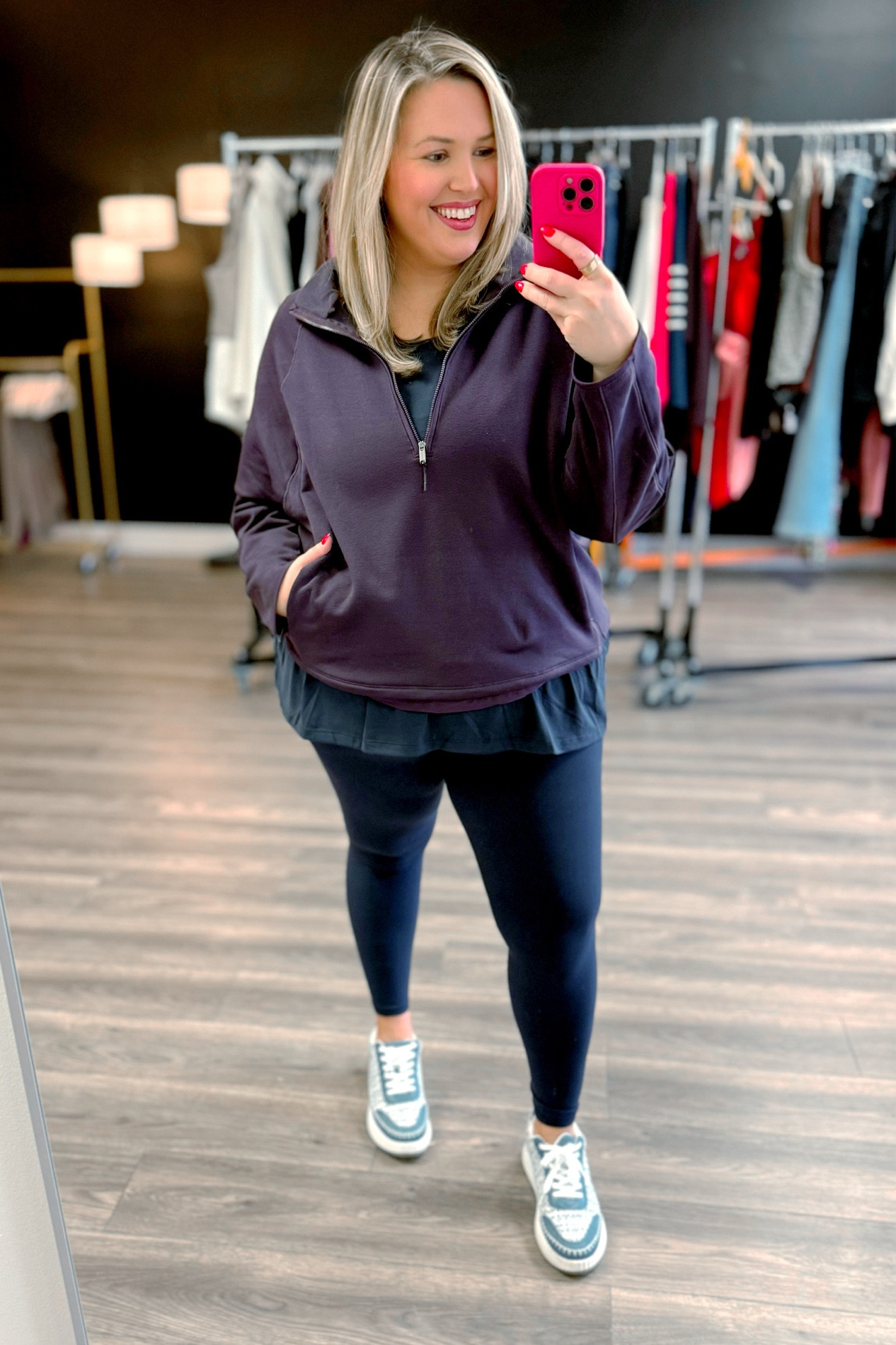 Wearing a 2X in all athleta and a 3x in bra! 

#LTKActive #LTKSaleAlert #LTKPlusSize