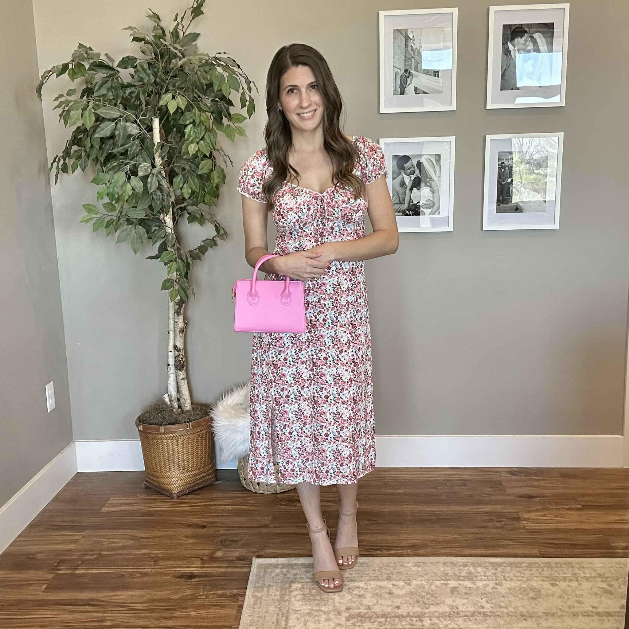 Pink floral dress 

Spring dress, summer dress, Mother’s Day outfit

#LTKSeasonal #LTKwedding #LTKfindsunder50