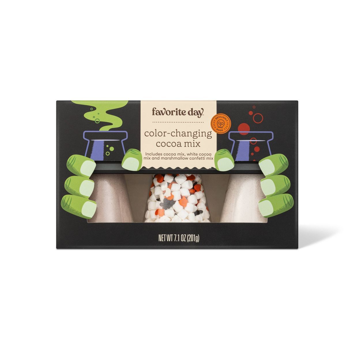 Halloween Color Changing Spooky Cocoa Kit - 7.1oz/3pk - Favorite Day™ | Target