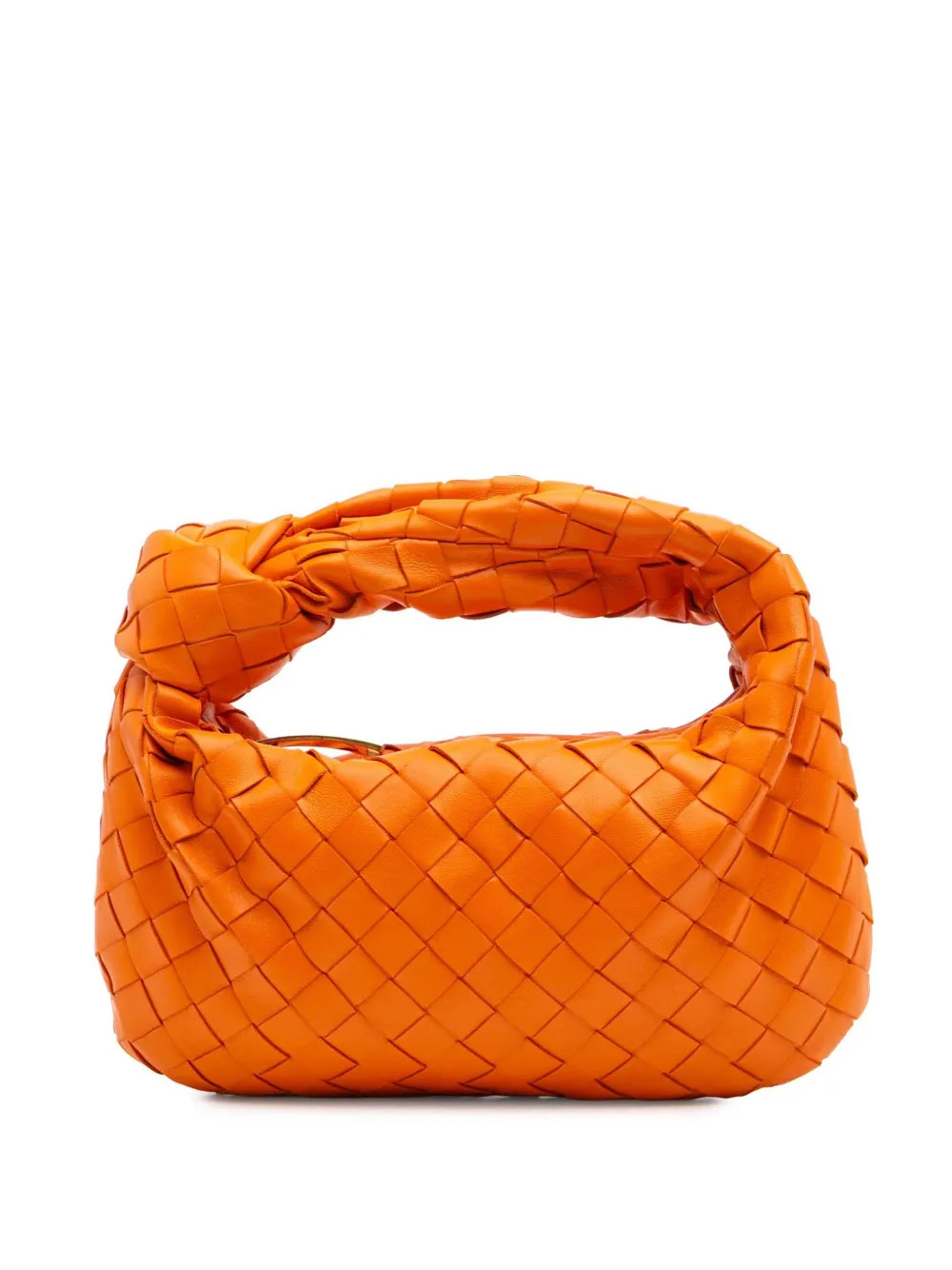 Bottega Veneta Pre-Owned 2012-2024 Mini Nappa Intrecciato Jodie Hobo Bag | Orange | FARFETCH | Farfetch Global