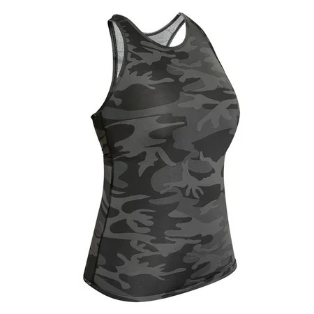 Rothco 20283 Women Camo Workout Performance Tank Top Black Camo - Extra Large | Walmart (US)