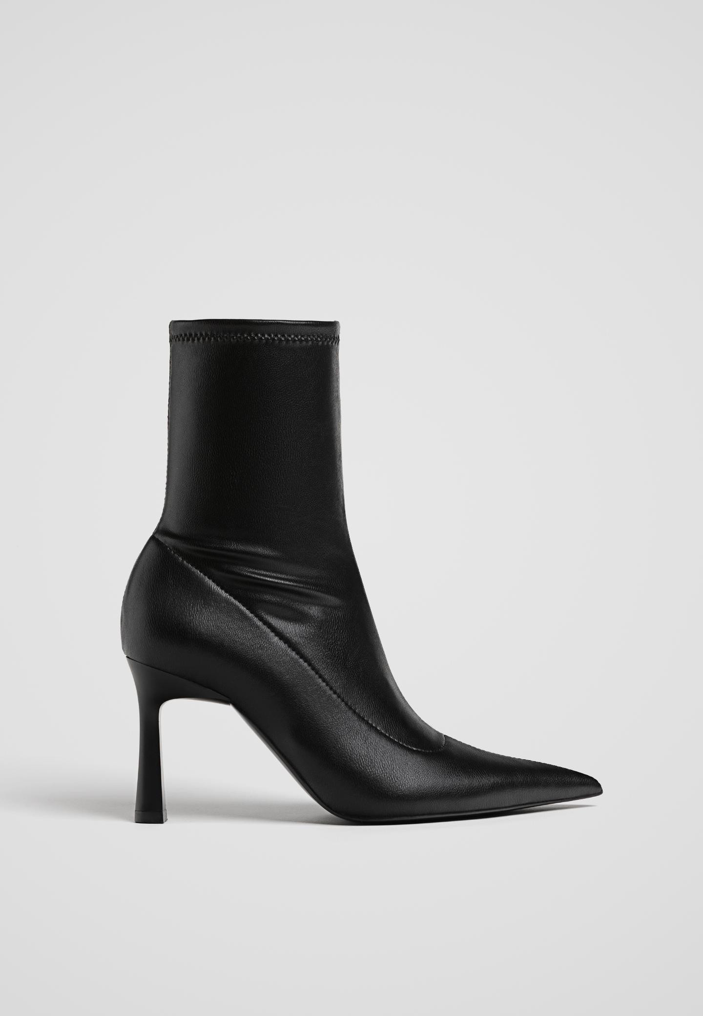 Stiletto heel stretch ankle boots | Stradivarius (UK)