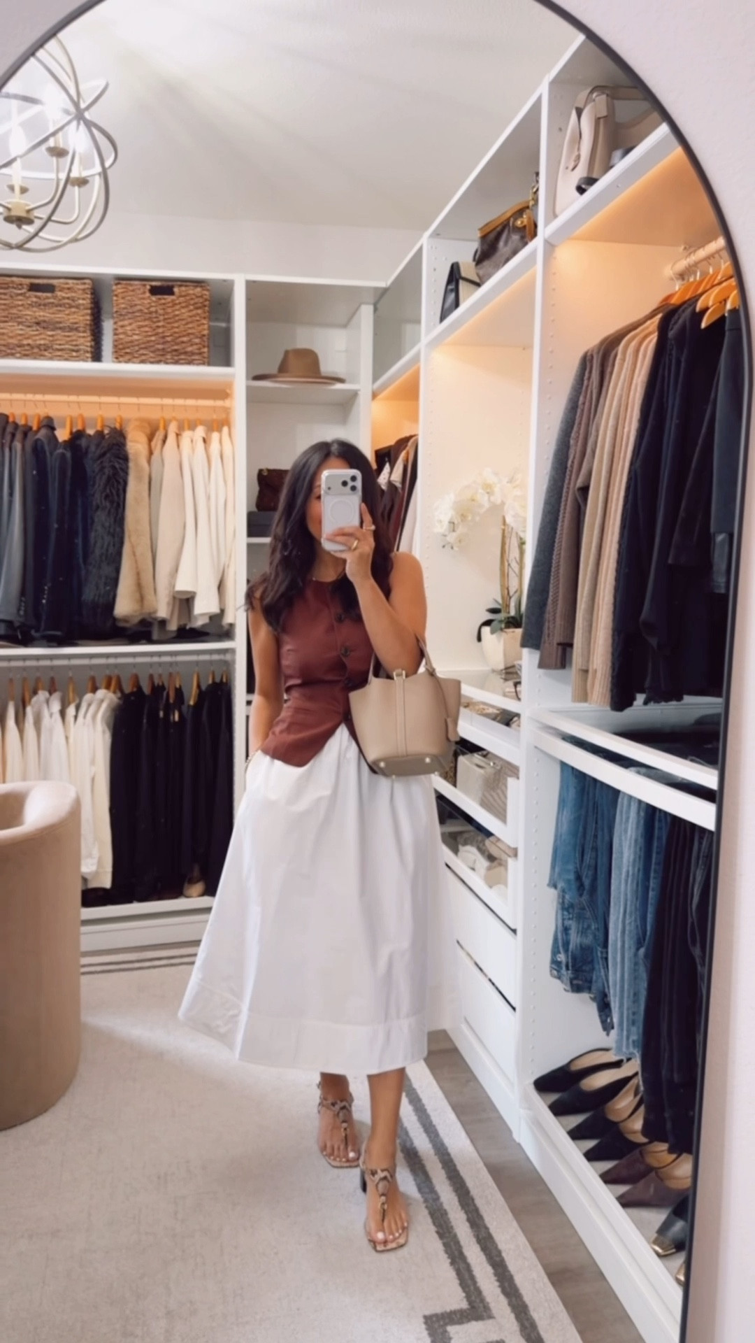 Classic for spring! ⭐️ and most on sale! 🔥

skirts and pants wearing an xs (I’m normally a 26 in denim)
Rust color vest wearing a 4 , I could have sized up to a 6 for a better fit at the bust
Dresses wearing a small/4
Knit tanks wearing a small

#LTKootd #LTKOver40