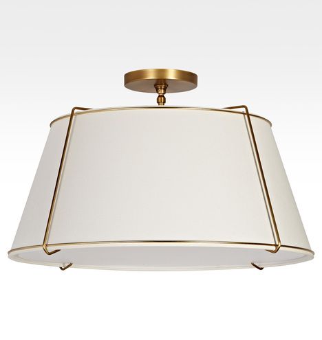 Conical Drum Semi-Flush Fixture Item # A0914 | Rejuvenation