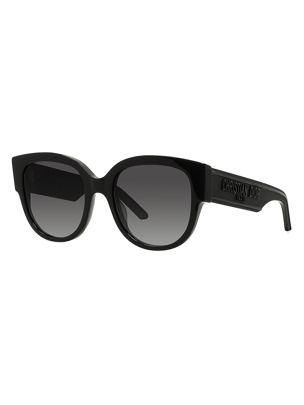 Women's Wildior 54MM Cat Eye Sunglasses - Black | Saks Fifth Avenue