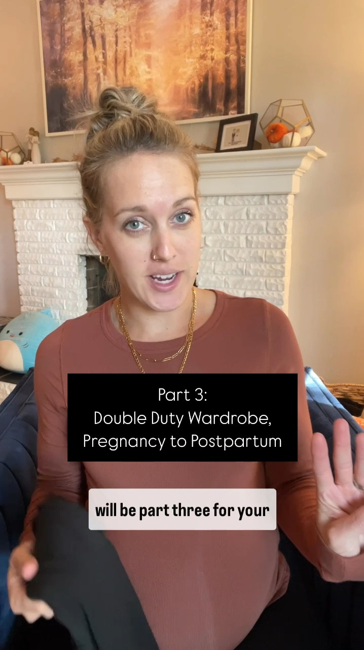 Part 3: Double Duty Wardrobe, Pregnancy to Postpartum

Crossover leggings! These are great if you in first trimester/early second trimester with the awkward bloating, bigger but not quite into maternity clothes yet.

But then AGAIN in the awkward postpartum stage when you’re not into your old clothes yet but still have a bit of a belly.

#LTKVideo #LTKBump #LTKFindsUnder50