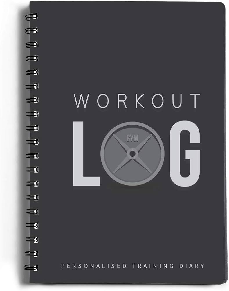 Workout Planner for Daily Fitness Tracking & Goals Setting (A5 Size, 6” x 8”, Charcoal Gray),... | Amazon (US)