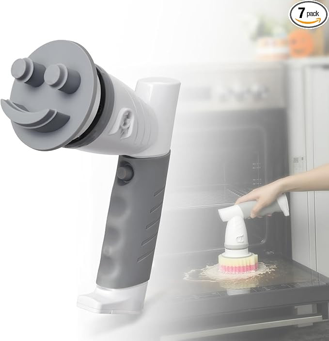 LANMU Electric Wand Compatible with Scrub Daddy/Mommy Sponges, Smiley Face Sponge Handle for Clea... | Amazon (US)