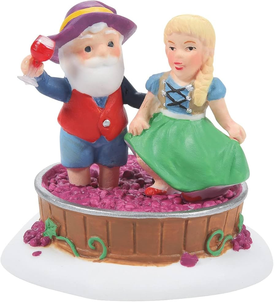 Department 56 North Pole Village Accessories Grape Stomping Figurine, 1.81 Inch, Multicolor | Amazon (US)
