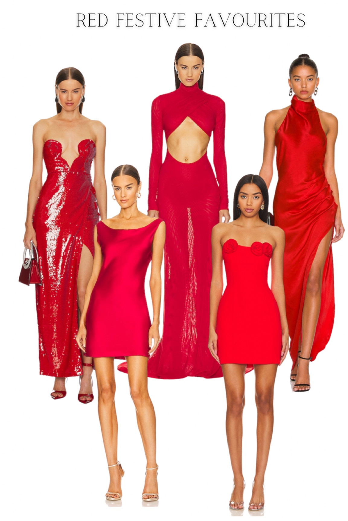 Candy Apple Red Bridesmaid Dresses