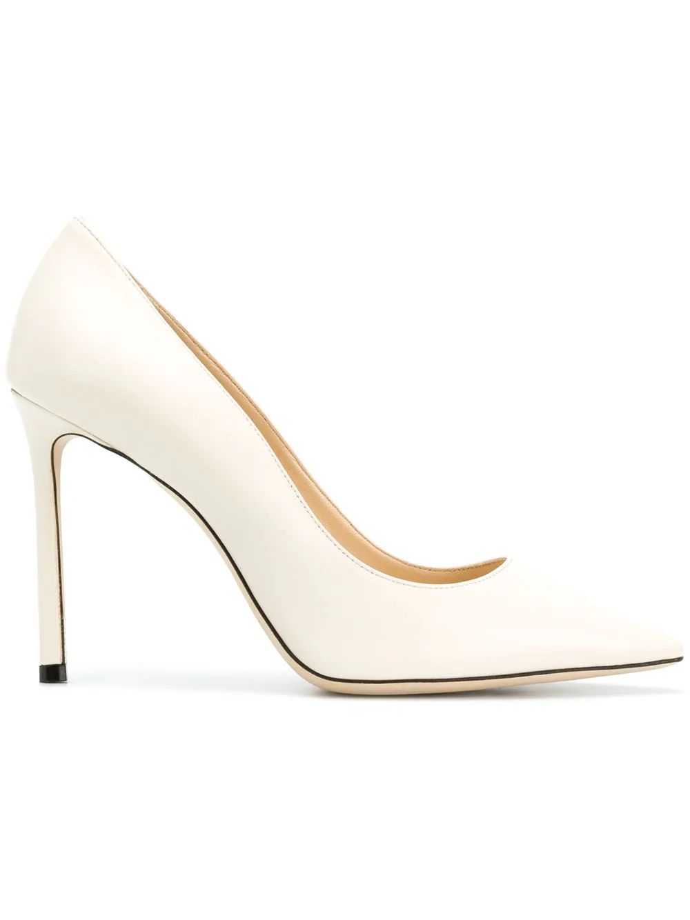 Jimmy Choo Romy 100 pumps - White | FarFetch US