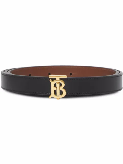 Burberry Monogram-buckle Reversible Leather Belt - Farfetch | Farfetch (CA)