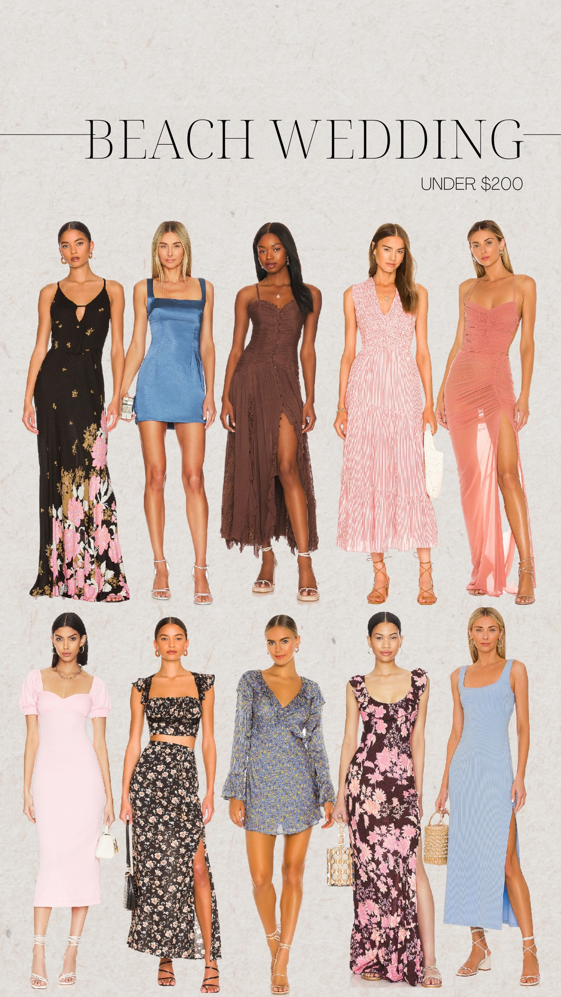 Beach wedding guest, dresses under $200, free people on sale, free people dresses, cute dresses for spring, wedding guest dresses, revolve finds, revolve dresses on sale, spring break dresses 

#LTKFestival #LTKFind #LTKstyletip