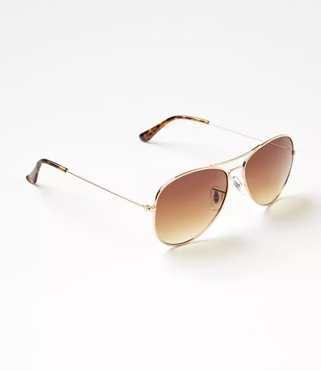 Metal Aviator Sunglasses | LOFT