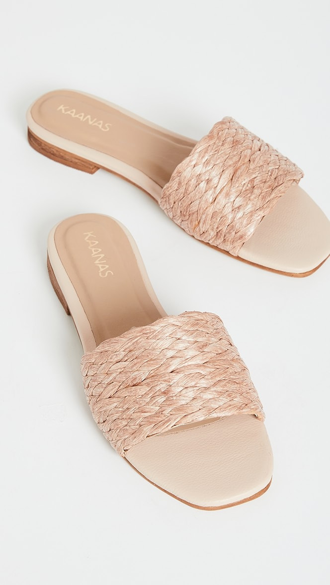 Key Largo Braided Raffia Slip On Sandals | Shopbop