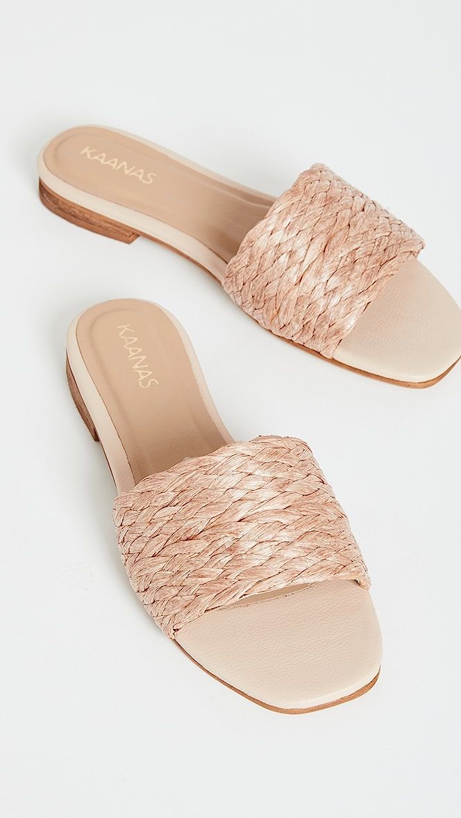 Key Largo Braided Raffia Slip On Sandals | Shopbop