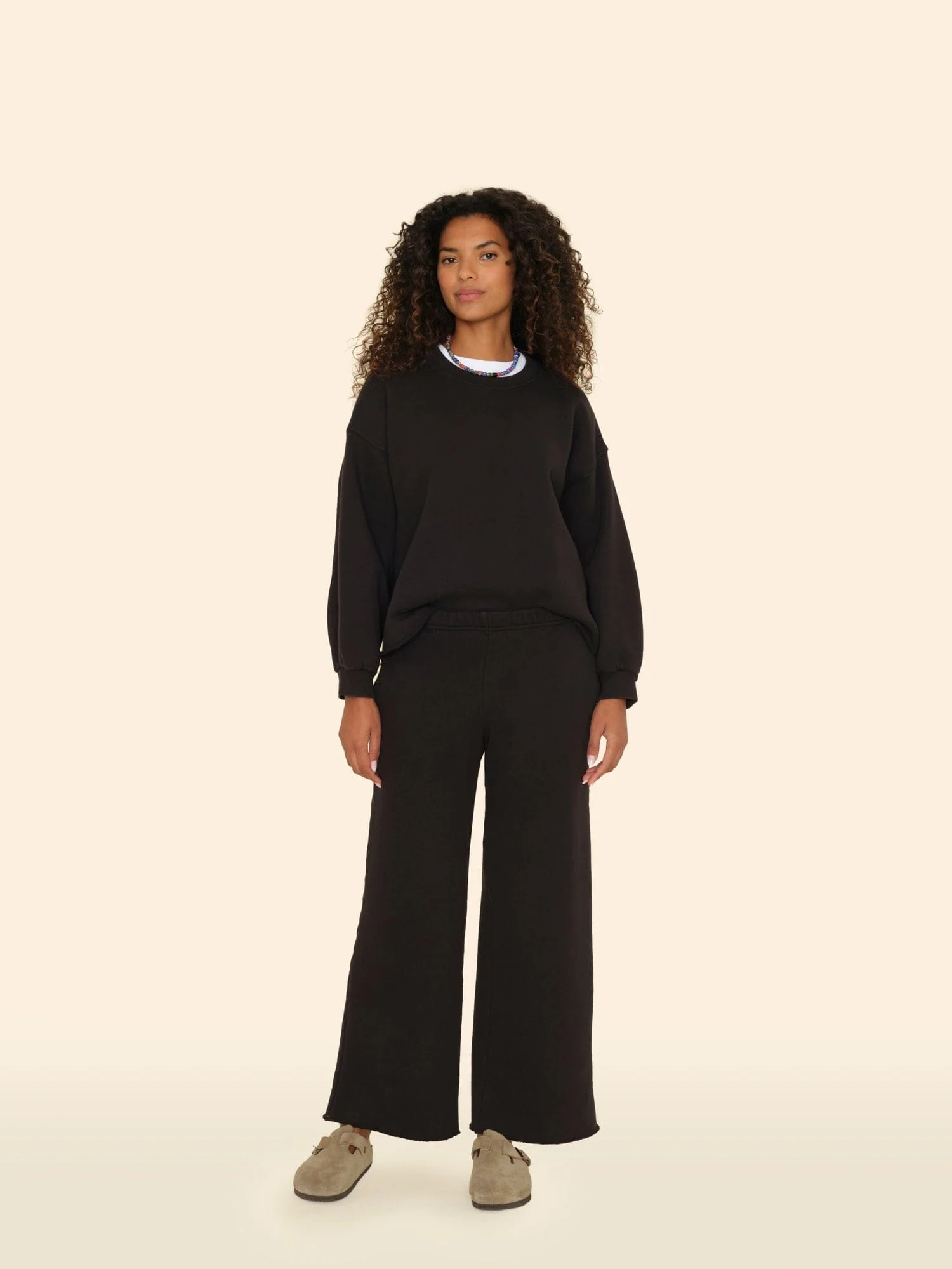 Black Emmette Sweatpant | Xirena