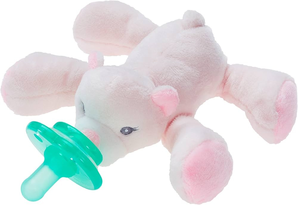 Nookums Paci-Plushies Shakies - Pacifier Holder with Built in Rattle (2 in 1)- Adapts to Name Bra... | Amazon (US)