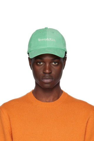 Green Serif Logo Cap | SSENSE