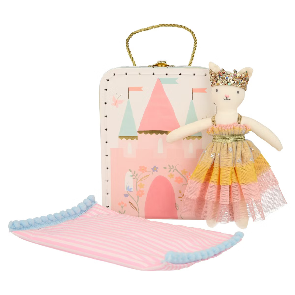 Meri Meri Castle & Princess Cat Mini Suitcase Doll (Pack of 1) | Target