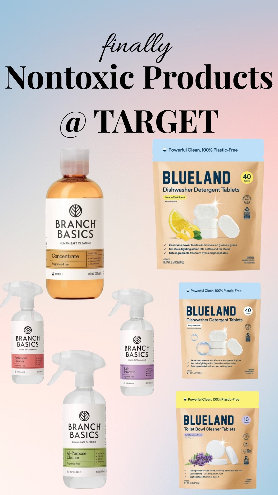 Nontoxic cleaning products at target 
