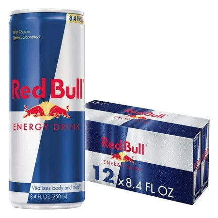 Red Bull Energy Drink, 80mg Caffeine, 8.4 fl oz, Pack of 12 Cans | Walmart (US)