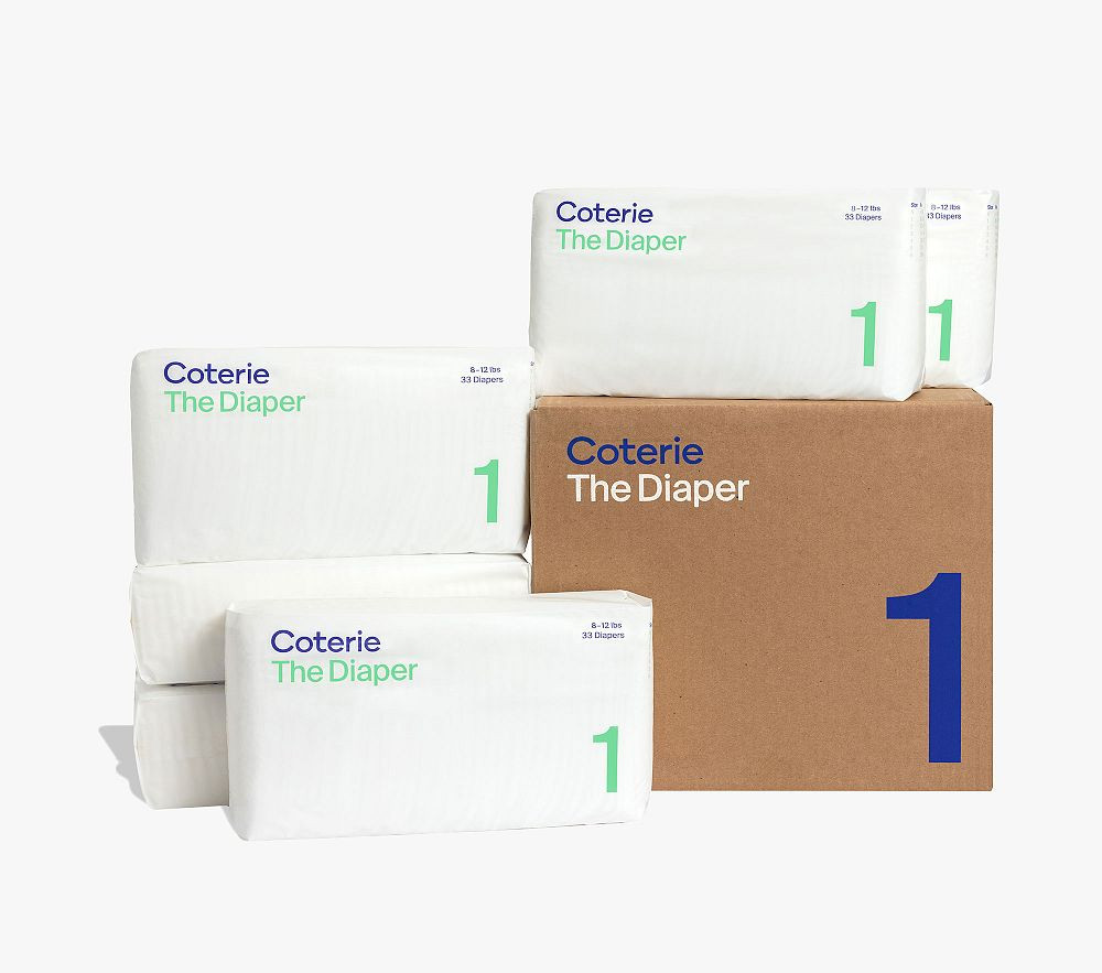 Coterie Ultra-Soft Diapers, 6-Pack | Pottery Barn Kids