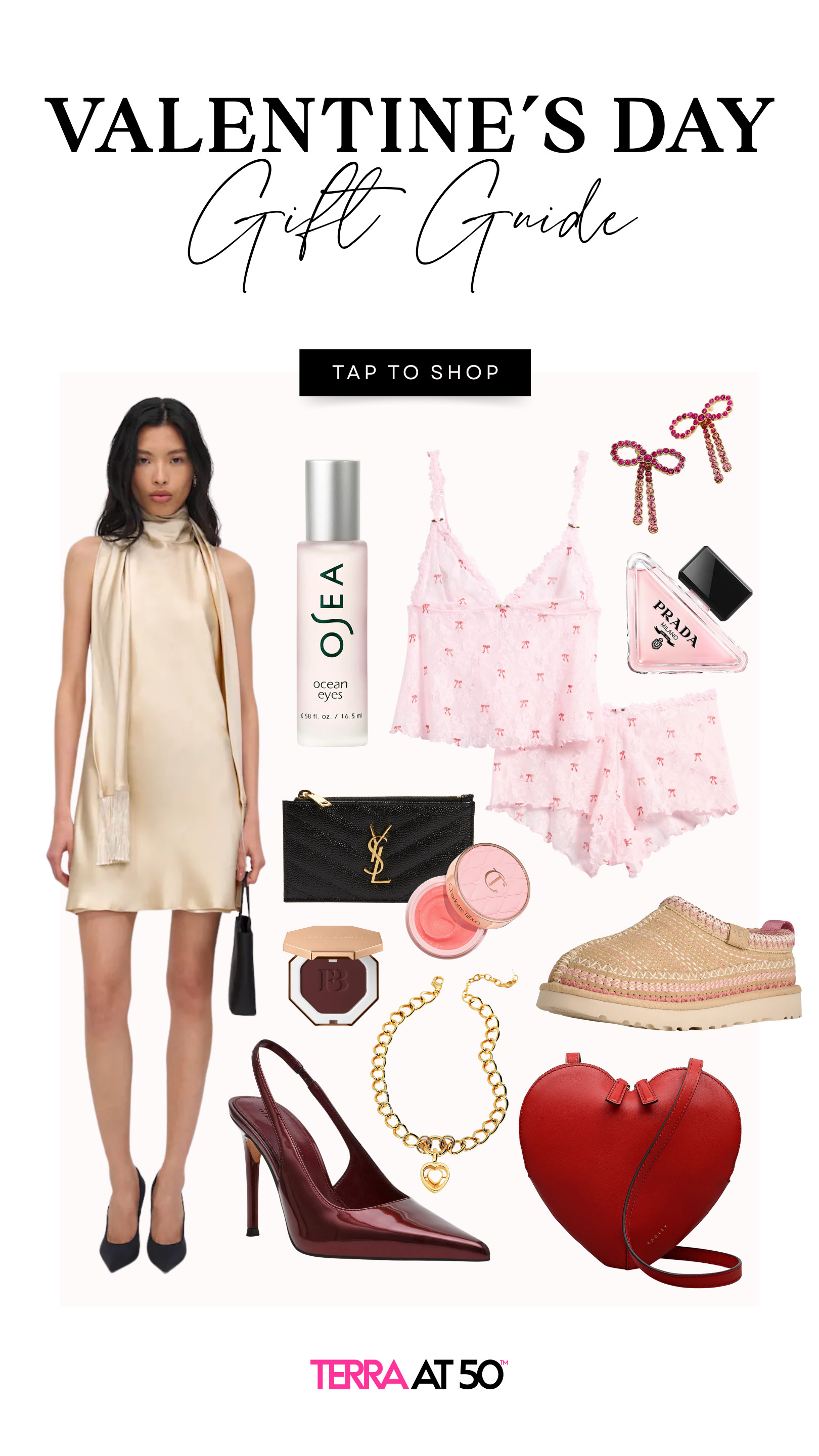 These are such easy Valentine’s Day gift ideas for her 💗 A mix of fashion finds, accessories, and beauty gifts that feel special but still wearable. Great for last-minute shopping. 

 #ValentinesGiftGuide #LTKFinds #TerraAt50 #LTKValentine #LTKootd #LTKSeasonal