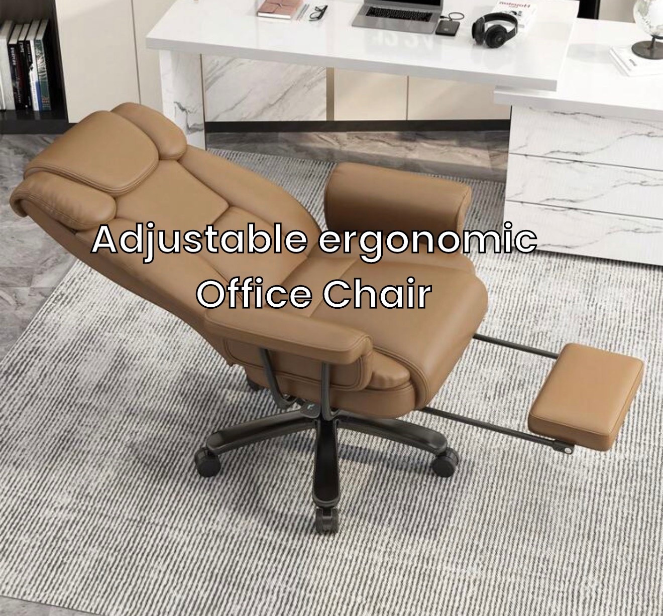 Big and tall adjustable office chair with foot rest. Reclines up to 160 degrees. Other options in the post reclines to 135 degrees

#LTKHome #LTKGiftGuide #LTKHoliday