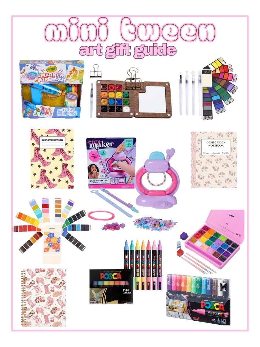 ✨ Mini Tween Holiday Gift Guide🎀

Holiday magic starts now! 🎁
I curated this Mini Tween Gift Guide with a little help from my 8-year-old daughter — so you know it’s mini-tween-approved! 💝

This gift guide is all about art! Art that can be created at home or on the go…and this season‘s hottest bracelet maker!
These favorites won’t last long… shop before they’re gone! 💖

#TweenGiftGuide #HolidayGifts #MiniTweenStyle #GiftIdeas #TweenApproved

#LTKKids #LTKFamily #LTKGiftGuide #LTKHoliday

#LTKKids #LTKGiftGuide #LTKHoliday

#LTKGiftGuide #LTKHoliday #LTKKids