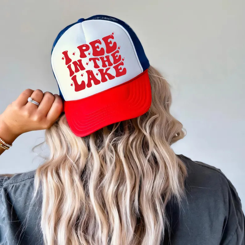 I Pee in the Lake Trucker Hat - Etsy | Etsy (Global)