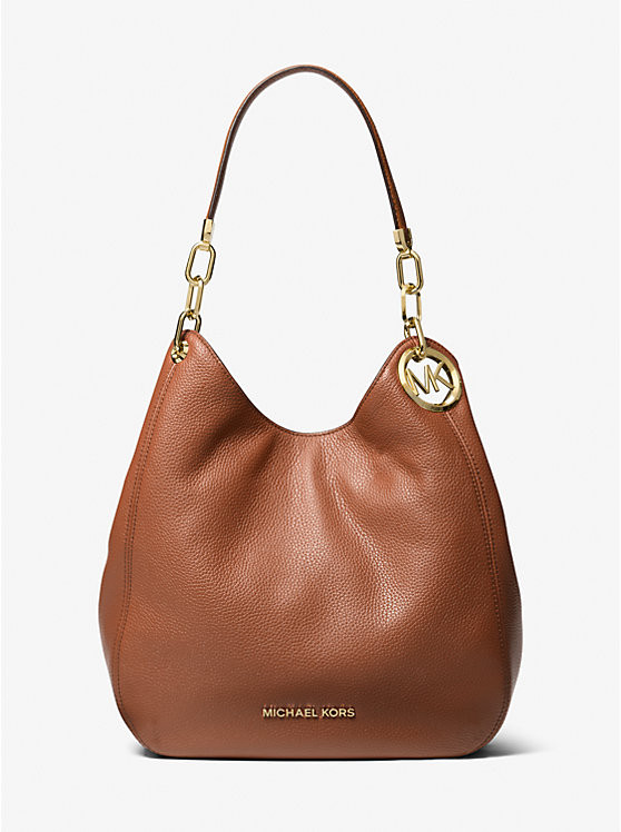 Lillie Large Pebbled Leather Shoulder Bag | Michael Kors US