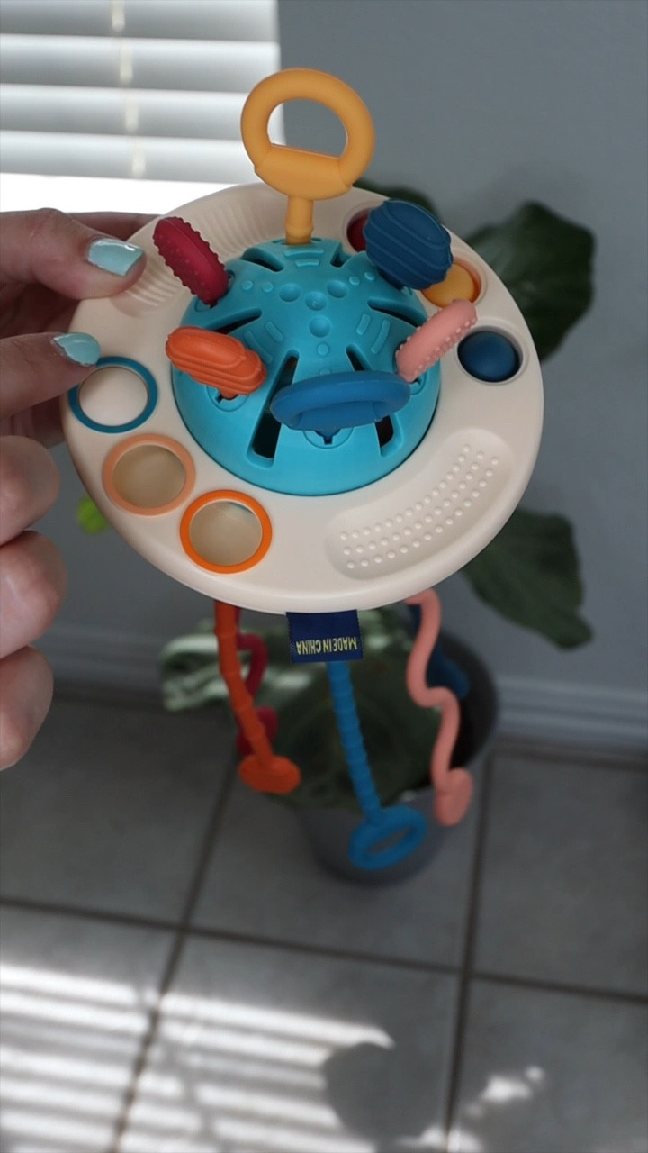 This Montessori toy for ages 18m+ is so much fun! Helps develop motor skills and explore different textures. 🫶🏼 

#montessori #babytoy #stem #learning #sensory #play 

#LTKkids #LTKbaby #LTKGiftGuide