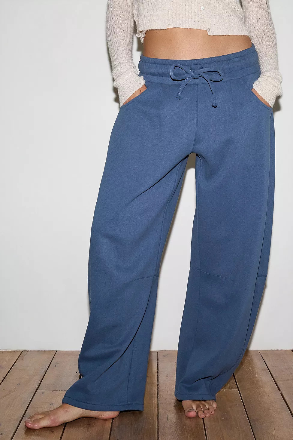 Out From Under Essential Barrel Leg Joggers | Urban Outfitters UK