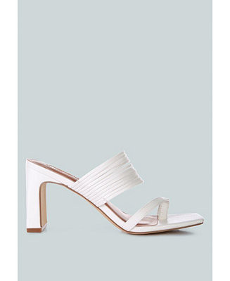 London Rag Follow Me Mid Block Heel Sandals - Macy's | Macy's