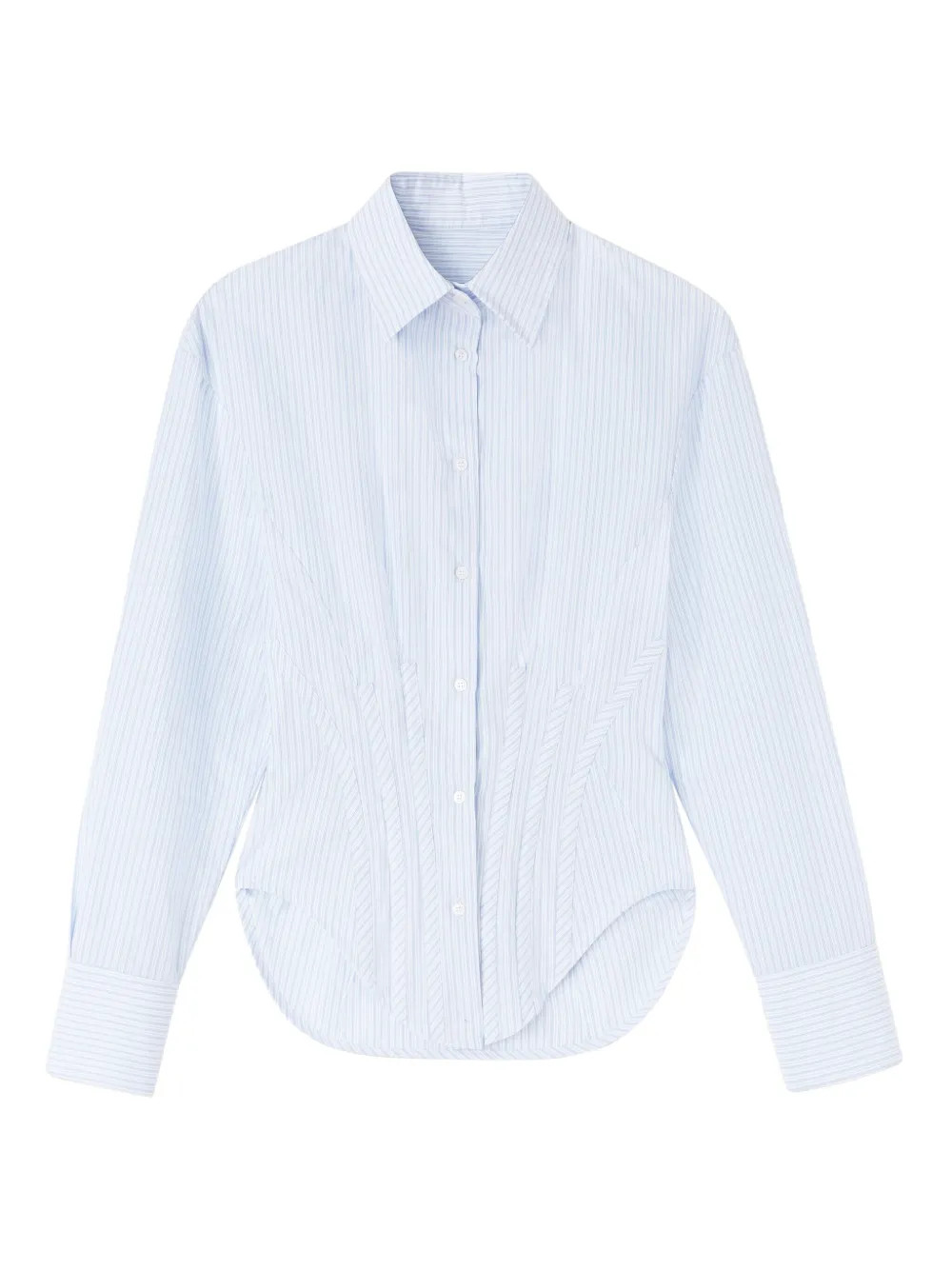Ermanno Scervino micro-stripe Shirt | Blue | FARFETCH | Farfetch Global