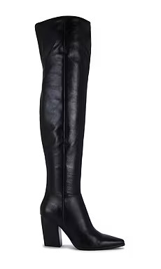 Steve Madden Bramble Boot in Black Leather from Revolve.com | Revolve Clothing (Global)